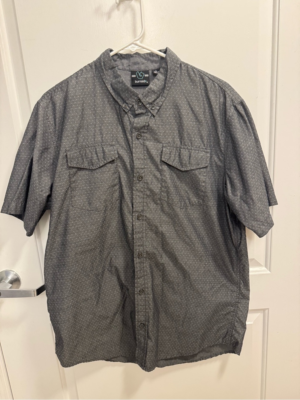 Burnside Men's Short Sleeve Button-Down Shirt